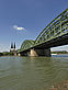 Foto Hohenzollernbrücke am Kölner Dom - Köln