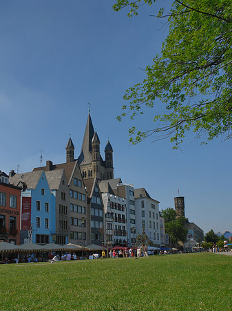 Foto Groß St Martin hinter Fischmarkt