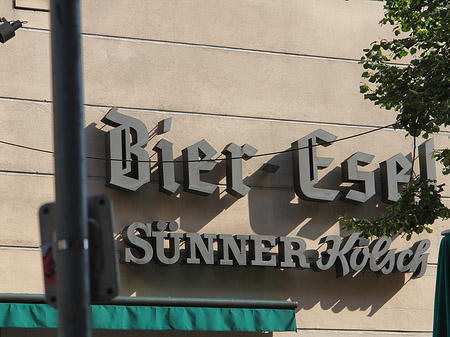 Schriftzug Bieresel